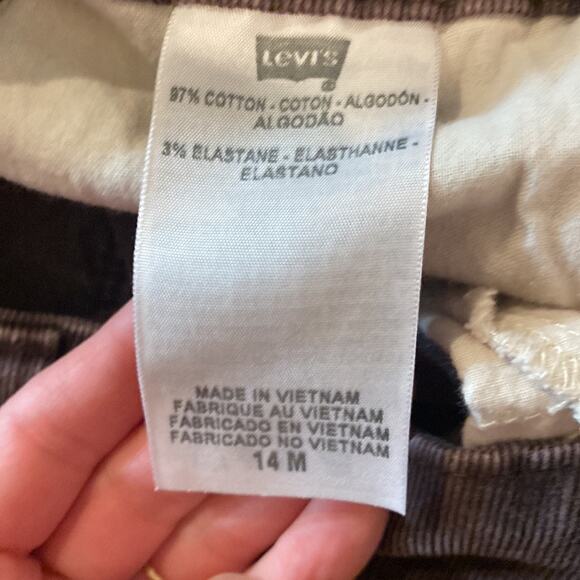 Levi’s Women’s 526 Slender Bootcut Brown Corduroy Button Flap Pockets EUC Sz 14 - Picture 4 of 12